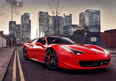 Red Ferrari Sports Car Wallpapers Wallpaper Cave