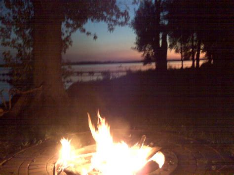 Evening By The Campfire Lake Puckaway Montello Wisconsin Wisconsin