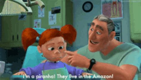 Dentist Finding Nemo 2003 Darla Bite 