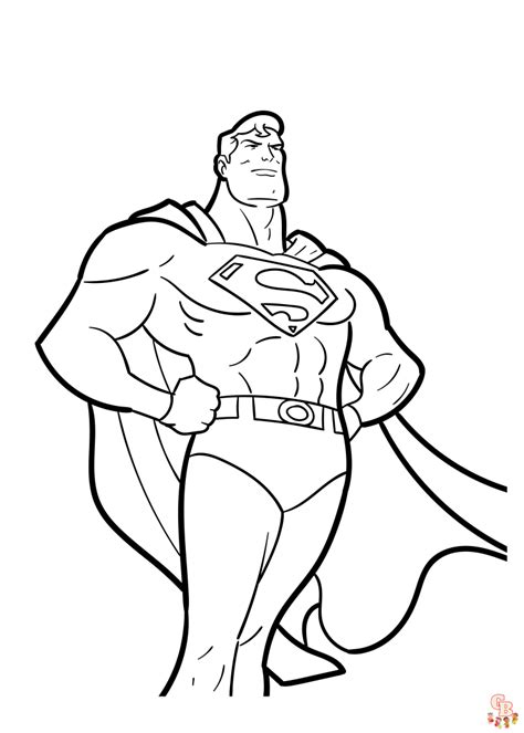 Budite Kreativni Uz Besplatne Superman Bojanke Za Ispis