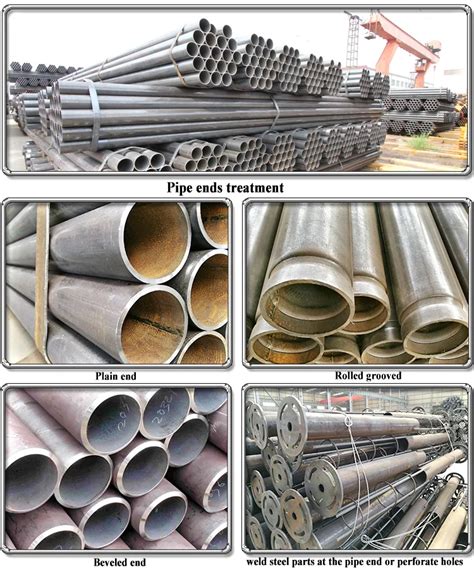 Schedule 40 Black Erw Carbon Steel Pipe 6 Meter Erw Steel Pipe