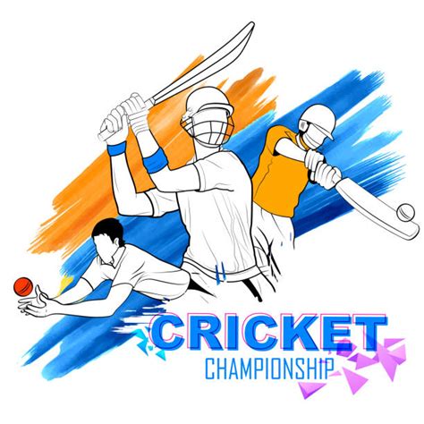 Sport Of Cricket Illustrations Royalty Free Vector Graphics And Clip Art