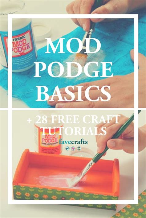 Mod Podge Basics 28 Mod Podge Crafts Decoupage Tutorial Mod Podge Mod Podge Crafts