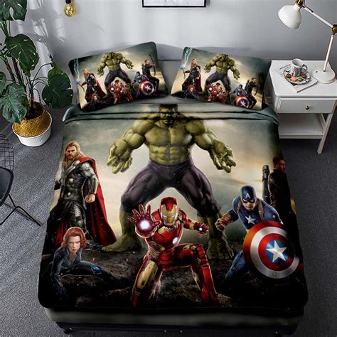 More than 6 hulk bed at pleasant prices up to 28 usd fast and free worldwide shipping! Avengers / HULK 3D Printed Double Bed Duvet Cover Set ...