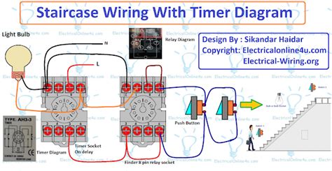Staircase Timer Wiring Diagram Electronic Circuit Design Electronic
