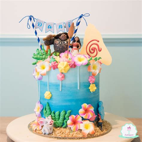 Moana Birthday Cake And Cupcakes Wiki Cakes