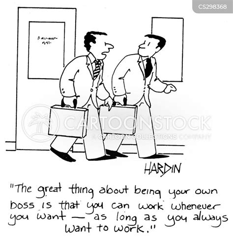 Self Employment Cartoons And Comics Funny Pictures From CartoonStock
