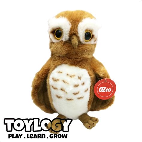 Jual Ozco Boneka Hewan Burung Hantu Ozco Cokelat Owl Bird Doll OZCO 11