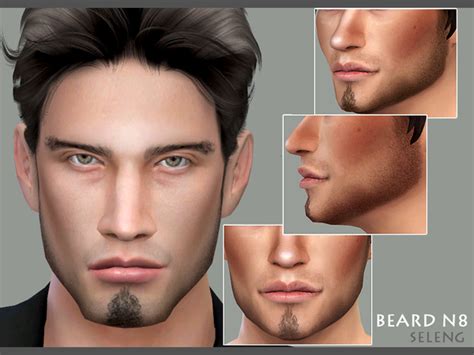 Ts4 Facial Hair By Grace Persall Sims 4 Body Hair Sims 4 Sims Images