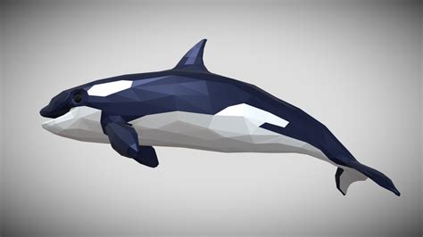 Low Poly Orca Buy Royalty Free 3d Model By Jiffycrew Db01fbd