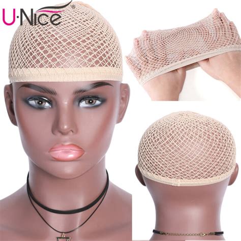 Beige Wig Caps Stretchable Elastic Net Weavings Cap Hair Mesh For Women Us Stock Ebay