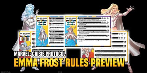 Marvel Crisis Protocol Emma Frost Gets Two For The Price Of One