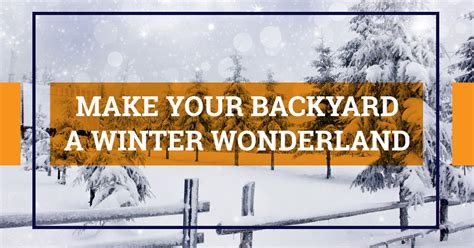 Make Your Backyard A Winter Wonderland Texas Backyard Structures