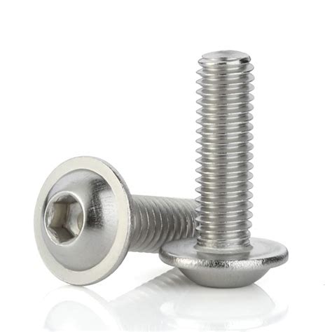 M6 10 X 30mm Flanged Button Head Socket Cap Screws