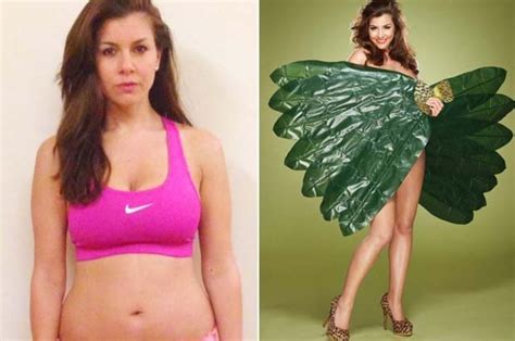 Imogen Thomas Goes Naked In Leaves To Show Weight Loss Daily Star