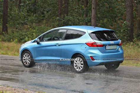 Facelifted 2022 Ford Fiesta Spied Showing Its Sportier Side In St Line