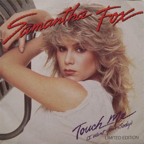 Samantha Fox Touch Me I Want Your Body Vinyl Discogs