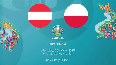 Without further ado, here are the round of 16 ties for the euro 2020, in order. Virtual Euro 2020 | Semi Final | Austria vs Poland - YouTube