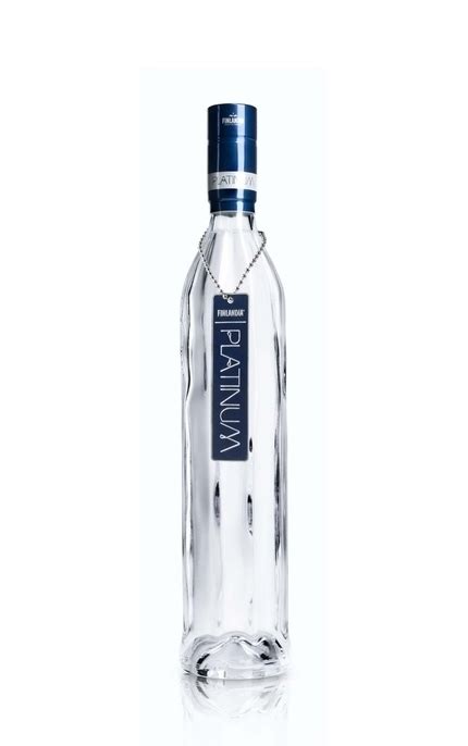 Finlandia vodka is said to be made from untouched glacial spring water. Finlandia Platinum Vodka
