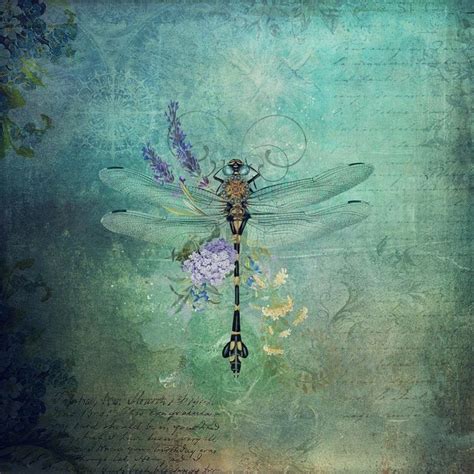 Vintage Dragonfly Art Throw Pillow Cover Etsy Dragonfly Wall Art