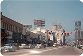 Vine St., Hollywood, Los Angeles - 1953 | Looking north up V… | Flickr