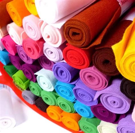 Customized Colorful 100 Wool Felt Fabric Rollswool Blend Felt Fabric