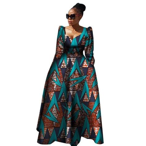 Plus Size Long Dress African Clothing For X11371 African Print