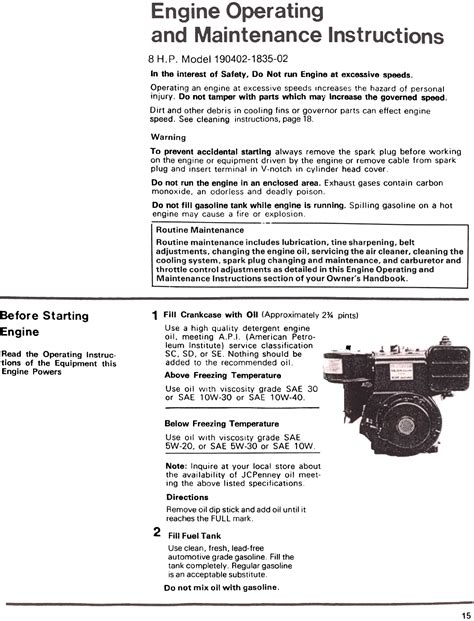 Earthwise tc70016 corded electric tiller. Page 17 of JC Penney Tiller 3032B User Guide ...