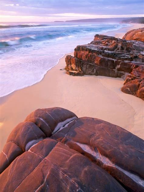 Ben Boyd National Park New South Wales First Light On Rocks At