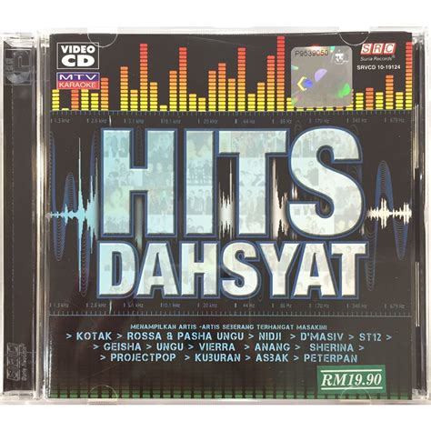 Hits Dahsyat Mtv Karaoke Vcd Shopee Malaysia