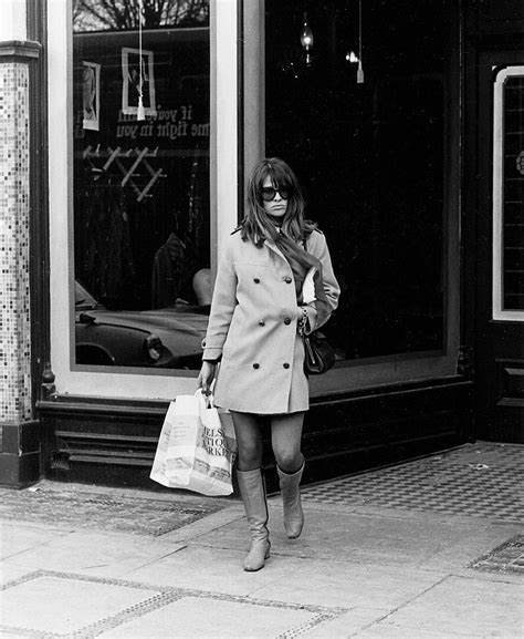 British Actress Julie Christie Shopping On The Kings Road London 1968