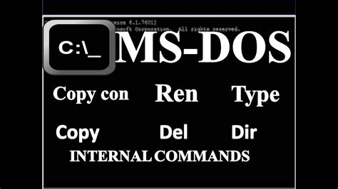 How To Createopen Renamecopy And Delete The File In Ms Dos Command