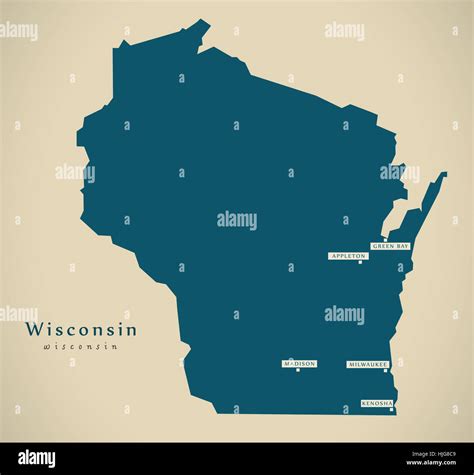 Wisconsin Map Fotografías E Imágenes De Alta Resolución Página 2 Alamy