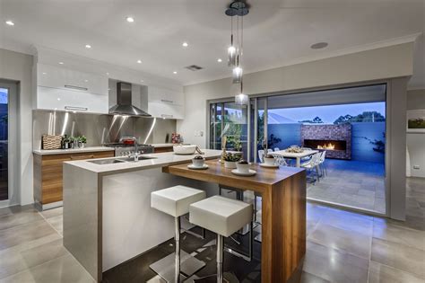 Kitchen diner in the neoclassical style. Stylish Modern Home in Wandi, Perth, Australia