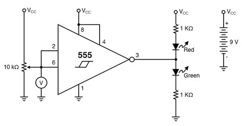 555 Lab Schmitt Trigger 555 Timer Circuit Projects Electronics