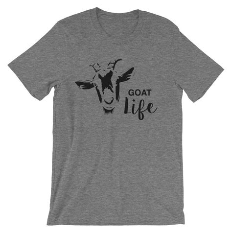 Goat Life Adult Tee T Shirt T Shirts For Women Tees