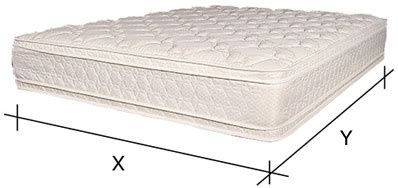 Measure the longest length and the widest width. Order A Custom Size Mattress Handmade To Your Measurements