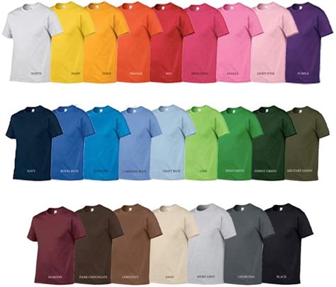 Venta Camisetas Gildan en Costa Rica 100 Algodón 30 Colores