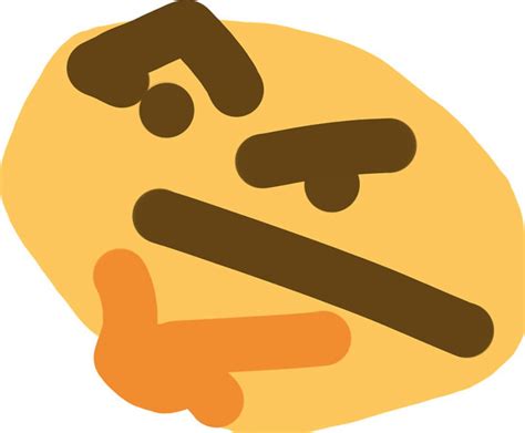 Создать мем эмодзи для Discord респект Thonk Png Hmmm Картинки