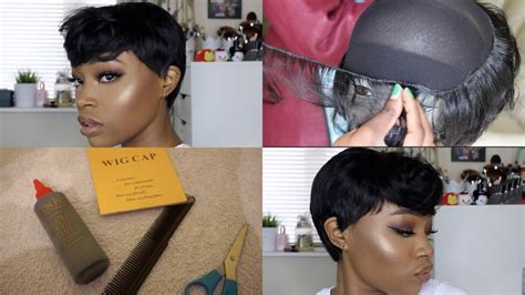 Diy How To Make A Pixie Wig Easy Steps Nia Long 90s Inspired