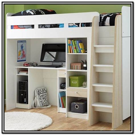 Ikea Bunk Bed With Desk And Wardrobe Bedroom Home Decorating Ideas