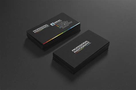 You only have seven seconds to make a good impression upon meeting someone, but you can leave a lasting impact through the business card you hand out. Photography business card design ~ Business Card Templates ...
