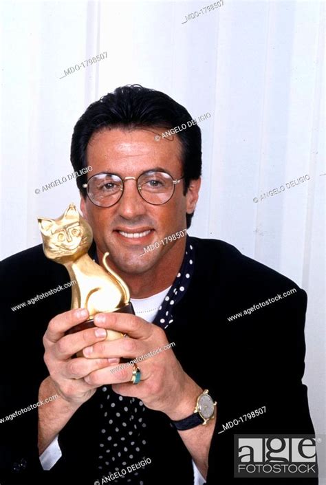 American Actor And Director Sylvester Stallone Famous All Over The