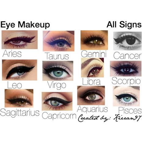 Do you know the main reason you are attractive based on your zodiac sign? zodiac signs eye makeup - Google Search | Zodiac signs ...