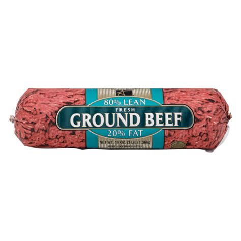But as i tested and tasted, i soon realized that what i was making had. Fresh 80/20 Fine Ground Beef 12/3 Lb Chubs