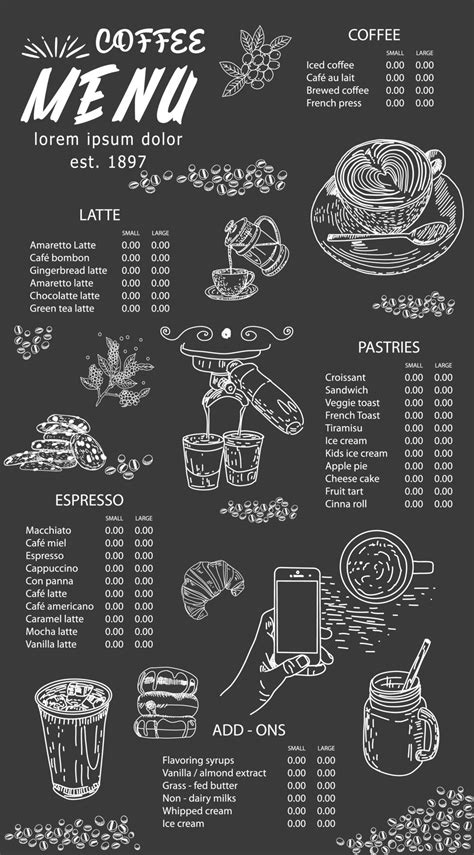 Restaurant Cafe Menu Template Design 4277329 Vector Art At Vecteezy