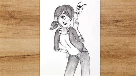 Learn How To Draw Ladybug From Miraculous Ladybug Miraculous Ladybug Step By Step Drawing