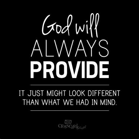 God Provides - For the Love!