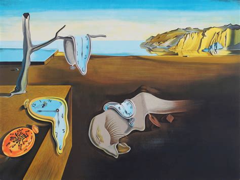 Quadro Pintura Resistência Da Memória Dalí Tela 30x40cm Elo7