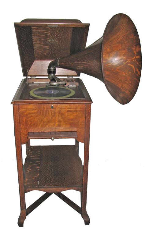Floor Model Victrola With Horn Retro Record Player Phonograph